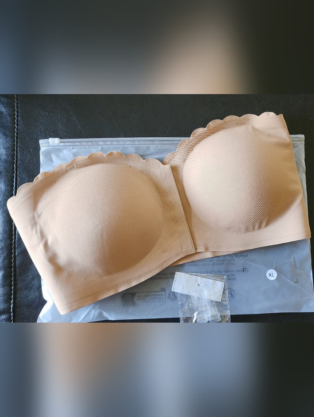 Shecurve Seamless Strapless Bandeau Bra - Skin